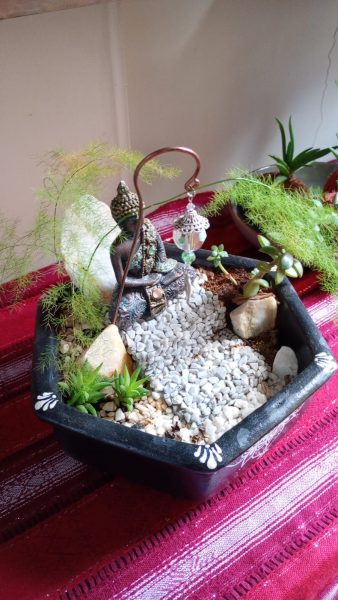 Mini Jardín Gautama Buda